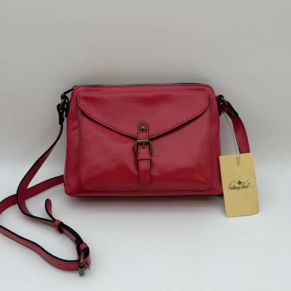 Patricia Nash Genuine Leather Pink Crossbody Bag‎ - NWT